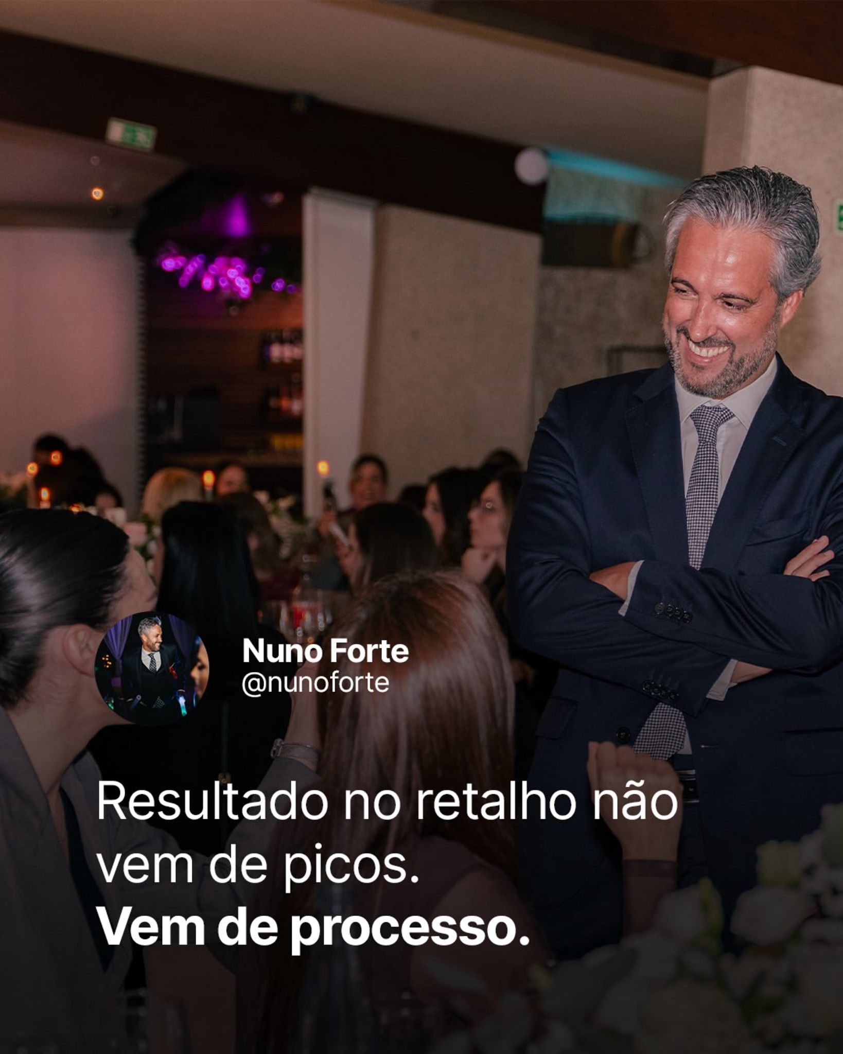 Nuno Forte, fundador e CEO da Neptune Ring, num encontro do grupo